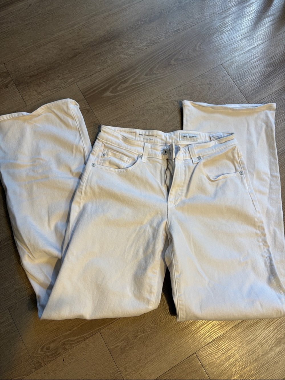 AG Adria style. Low rise wide leg Jeans